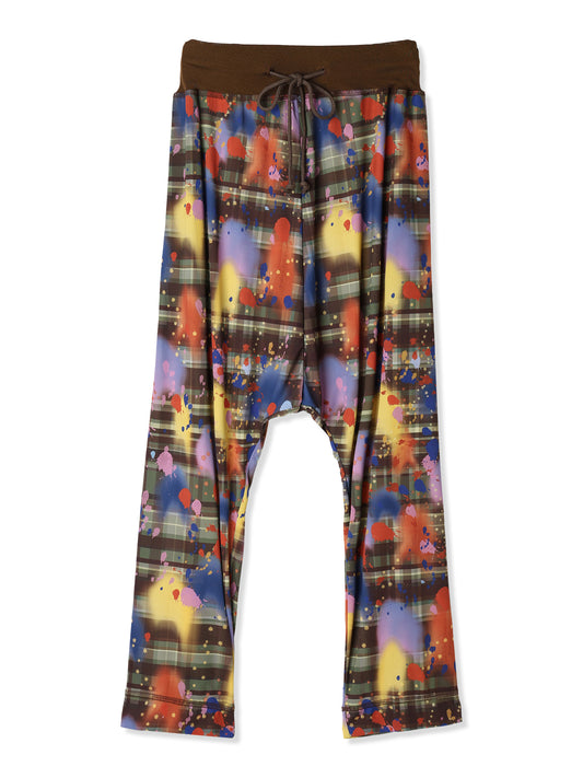 紙感針織印花垮褲 Paper Jersey Printed Sarouel Pants