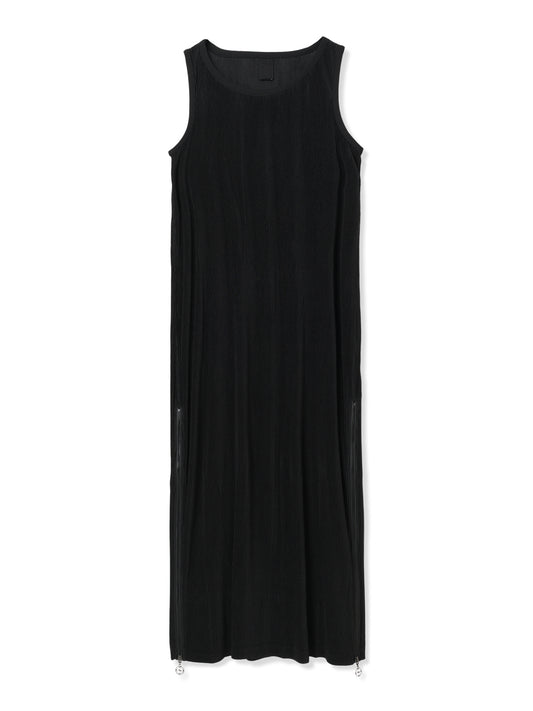 絲感百褶無袖洋裝 Silky Pleats Sleeveless Dress