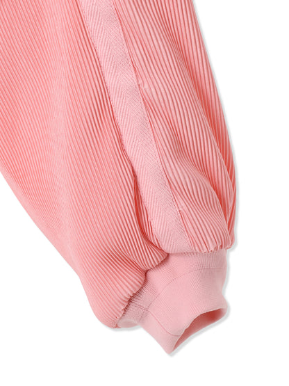 絲感百褶軍裝風飛行夾克 Silky Pleats Military Bomber Jacket