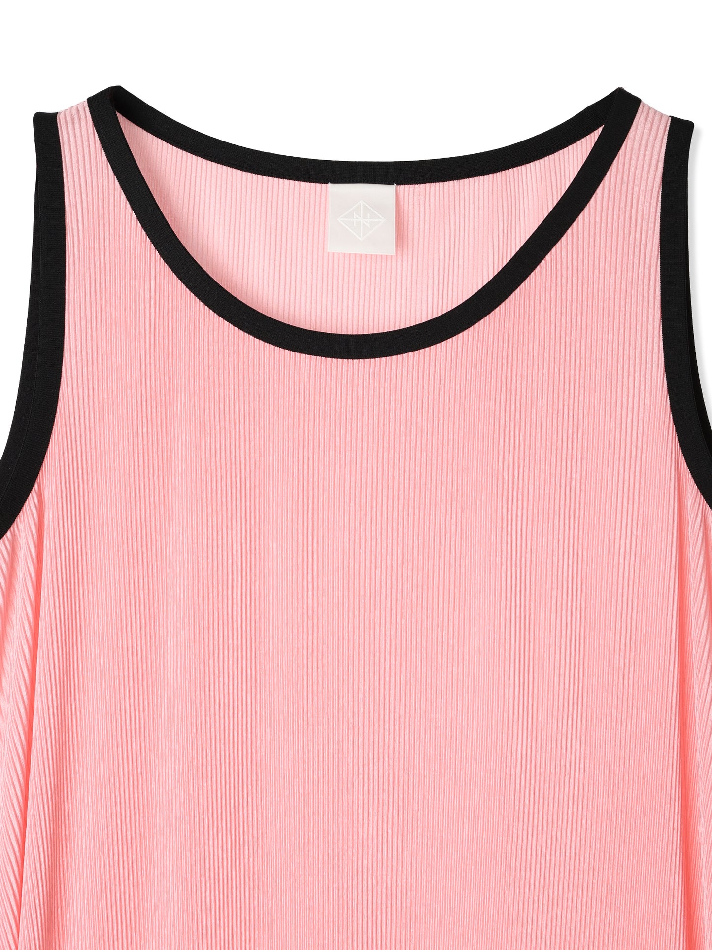 絲感百褶印花無袖洋裝 Silky Pleats Printed Sleeveless Dress