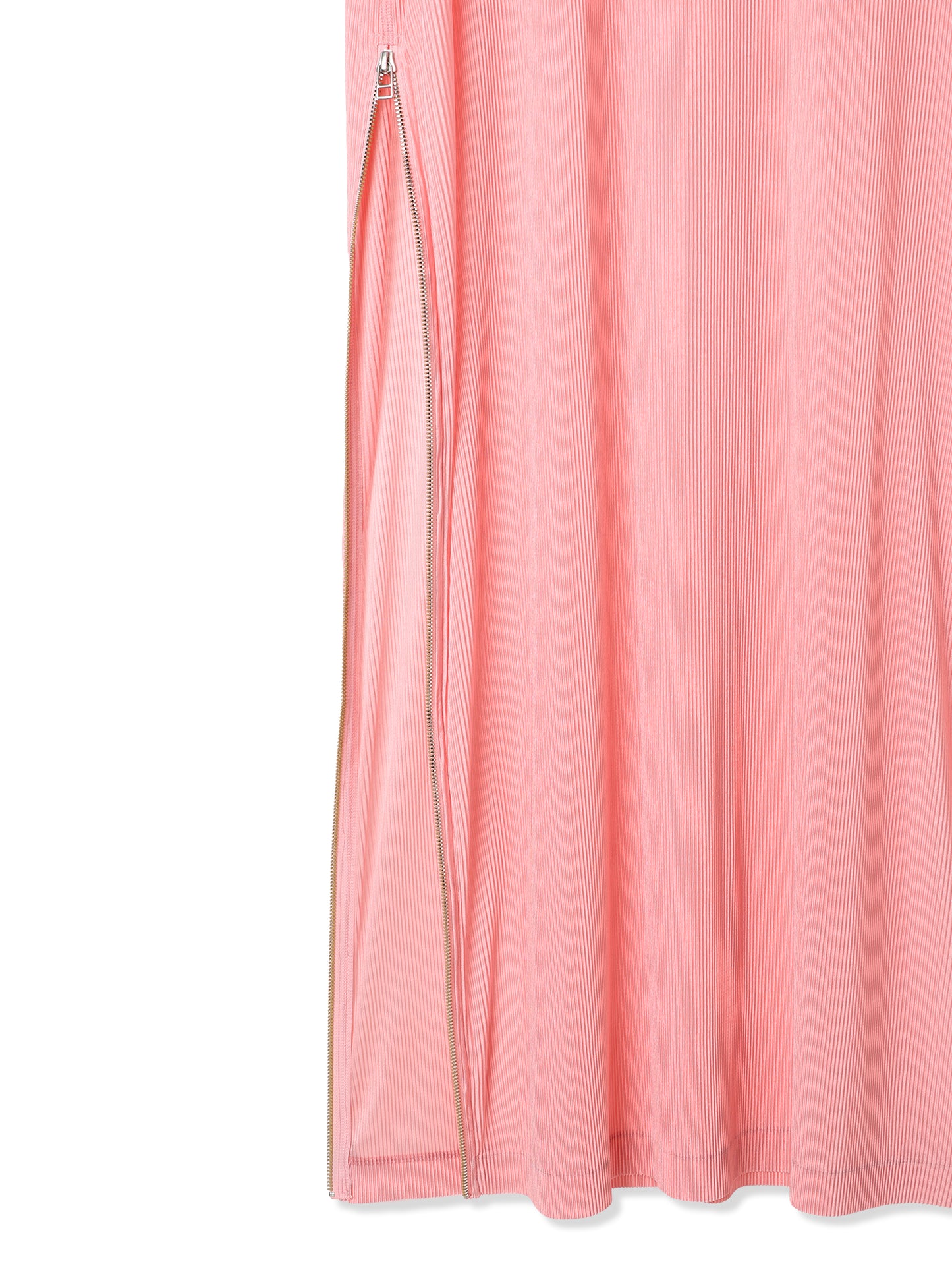 絲感百褶印花無袖洋裝 Silky Pleats Printed Sleeveless Dress