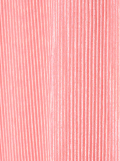 絲感百褶印花無袖洋裝 Silky Pleats Printed Sleeveless Dress
