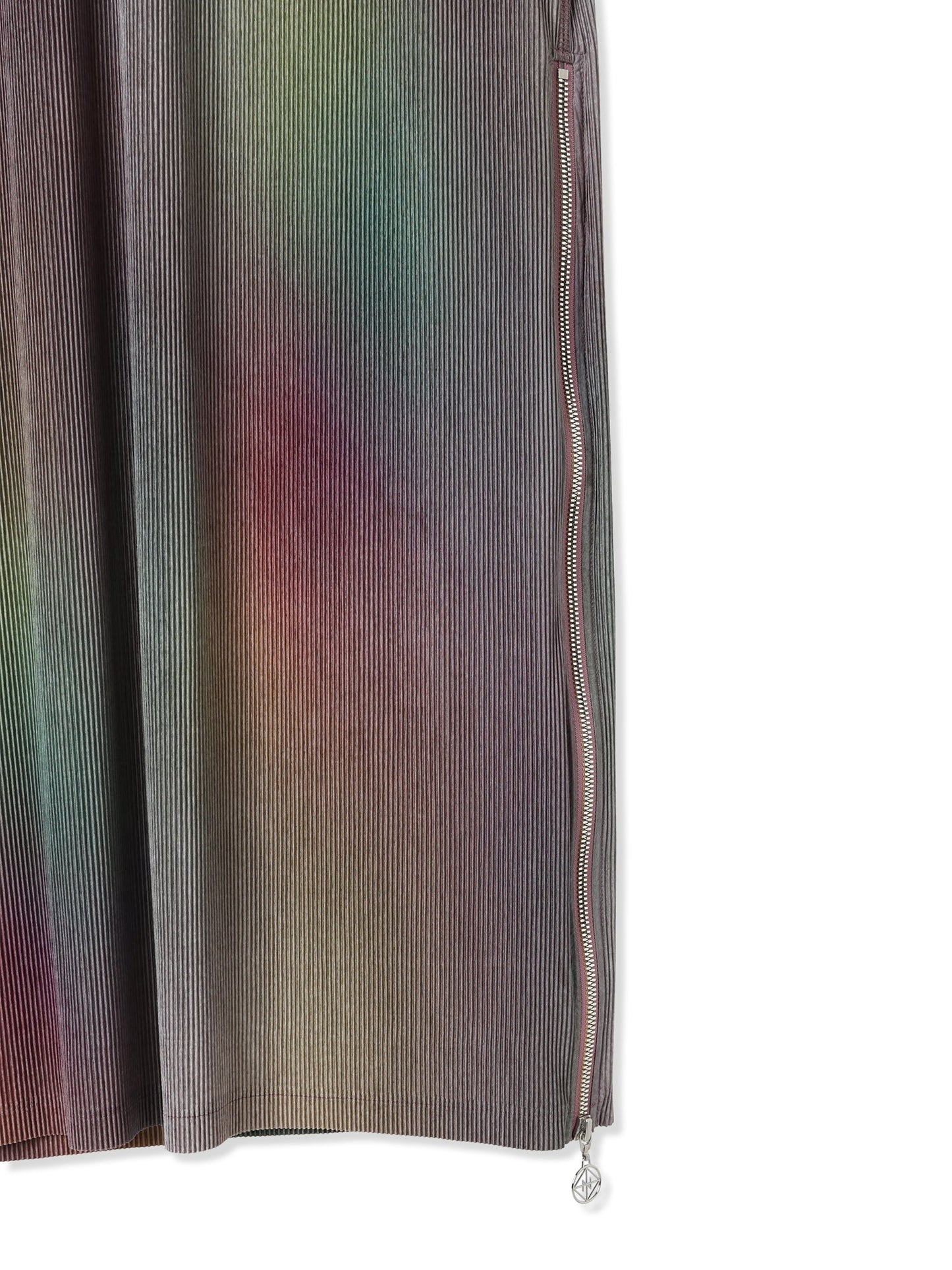 絲感百褶印花無袖洋裝 Silky Pleats Printed Sleeveless Dress