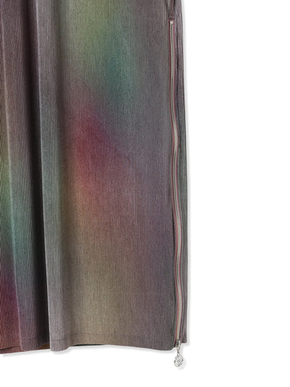 絲感百褶印花無袖洋裝 Silky Pleats Printed Sleeveless Dress