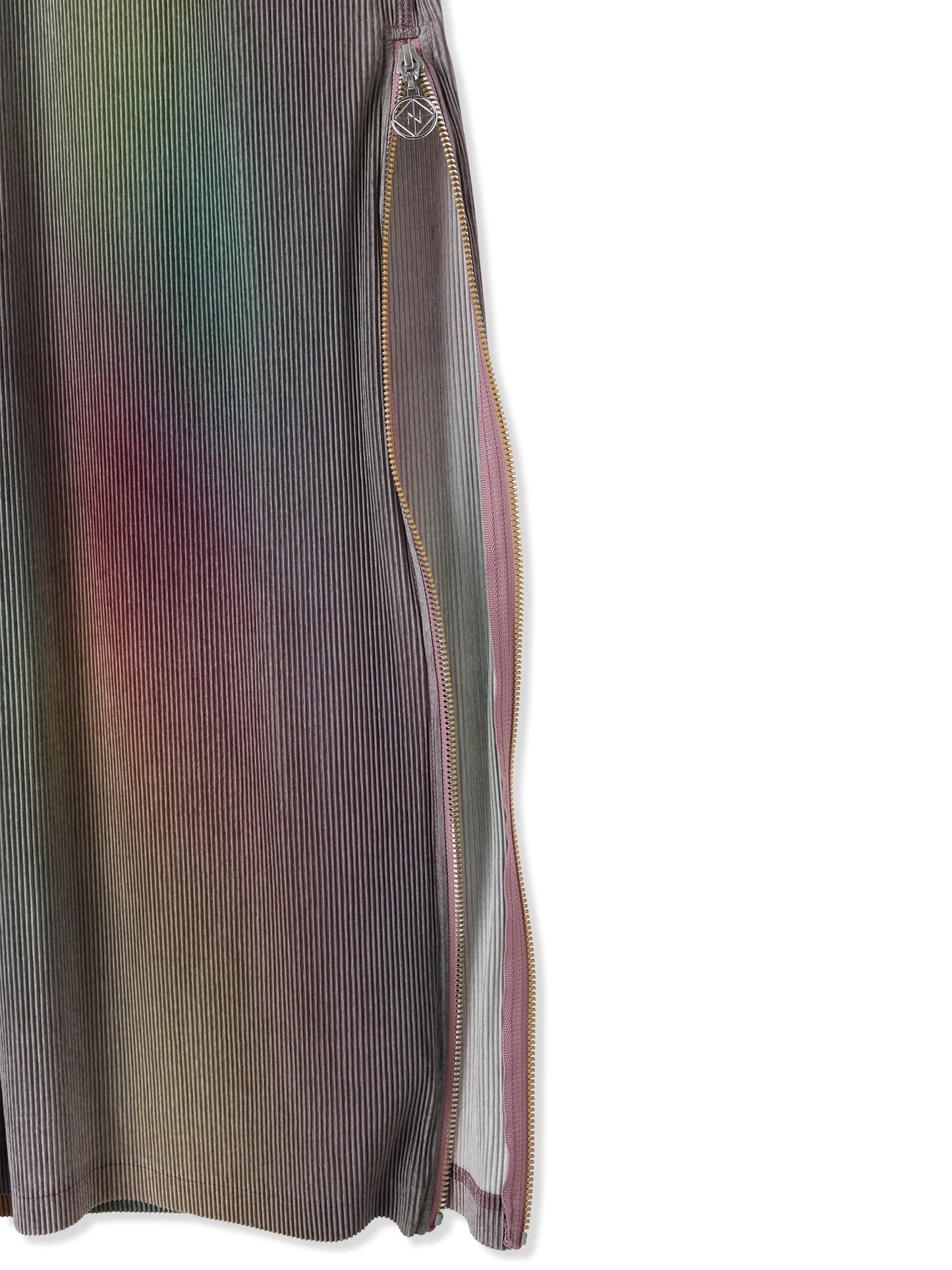 絲感百褶印花無袖洋裝 Silky Pleats Printed Sleeveless Dress