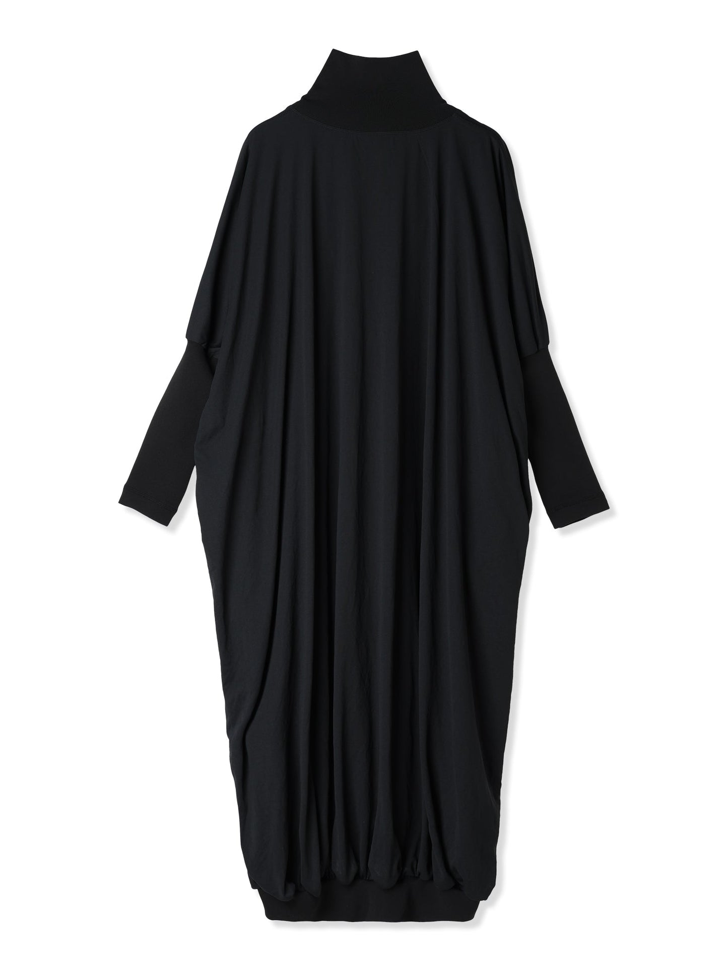 紙感針織繭形洋裝 Paper Jersey Printed Short Cocoon Dress