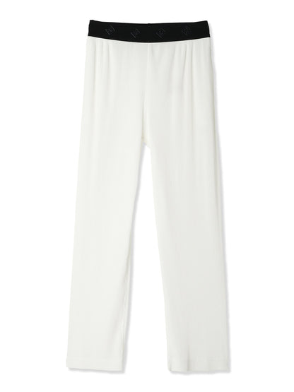絲感百褶直筒長褲 Silky Pleats Straight-Leg Pants