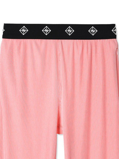 絲感百褶直筒長褲 Silky Pleats Straight-Leg Pants