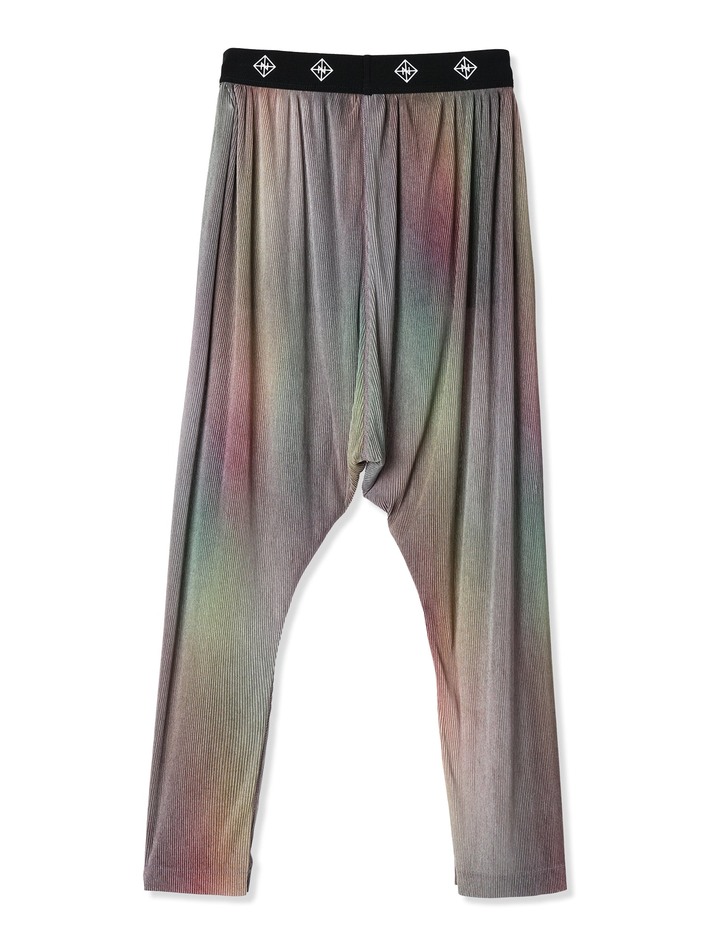 絲感百褶印花垮褲  Silky Pleats Printed Sarouel Pants