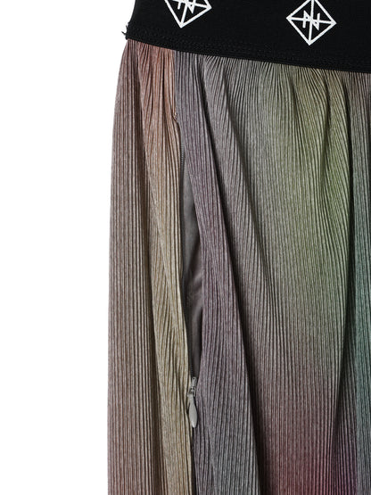 絲感百褶印花垮褲  Silky Pleats Printed Sarouel Pants