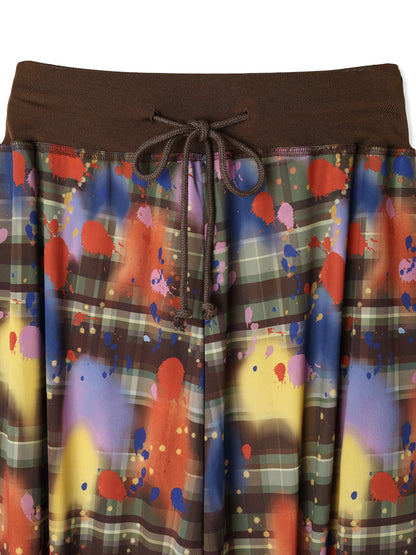 紙感針織印花垮褲  Paper Jersey Printed Sarouel Pants