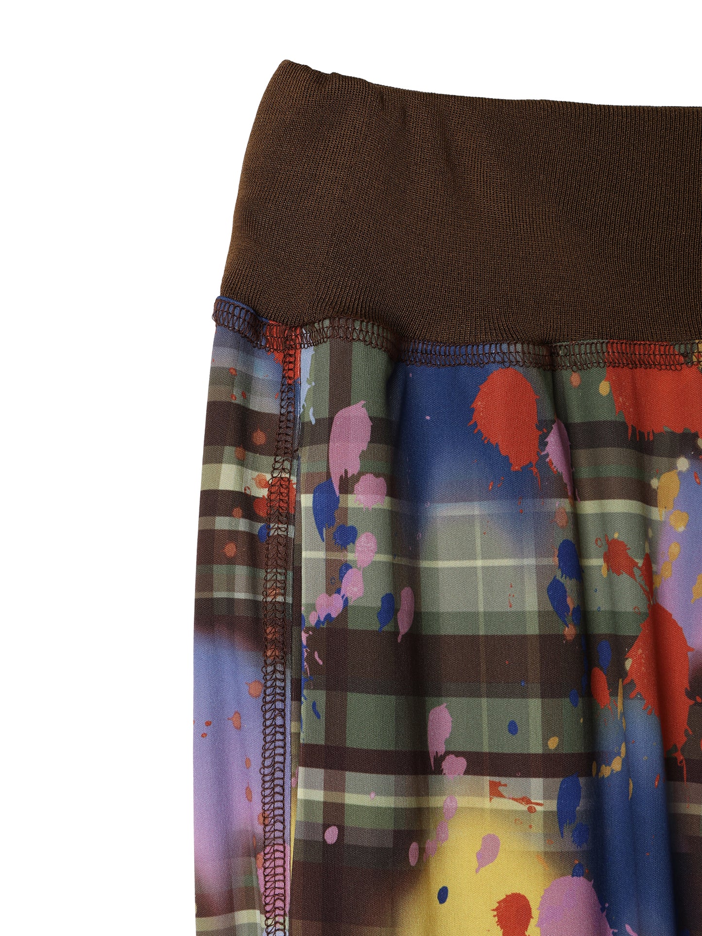 紙感針織印花垮褲  Paper Jersey Printed Sarouel Pants