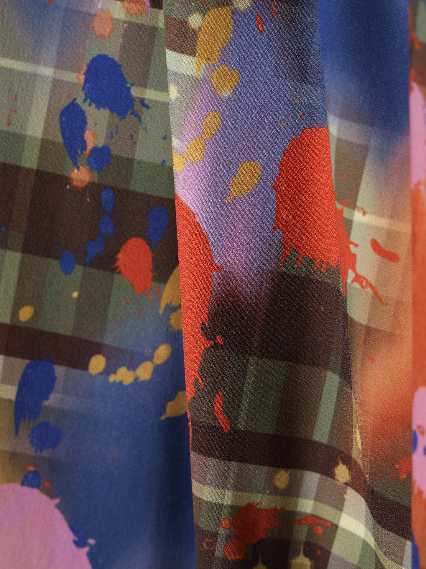 紙感針織印花垮褲  Paper Jersey Printed Sarouel Pants