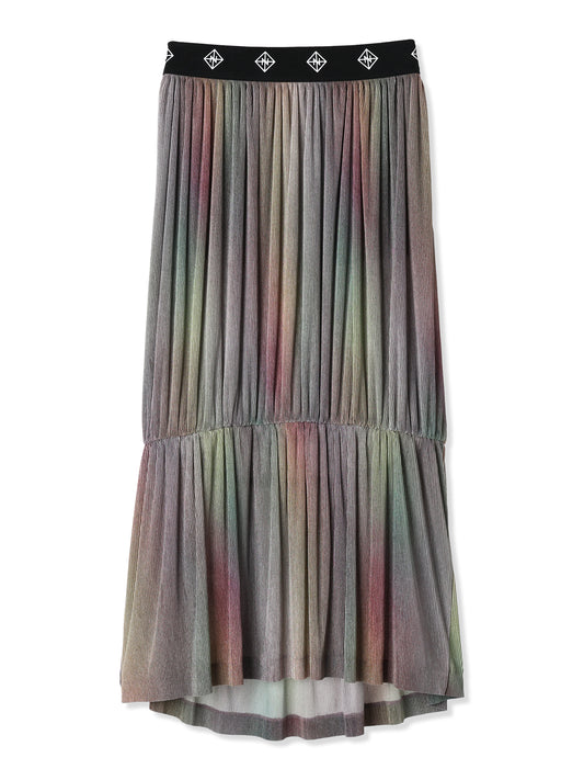 絲感百褶印花裙  Silky Pleats Printed Skirt