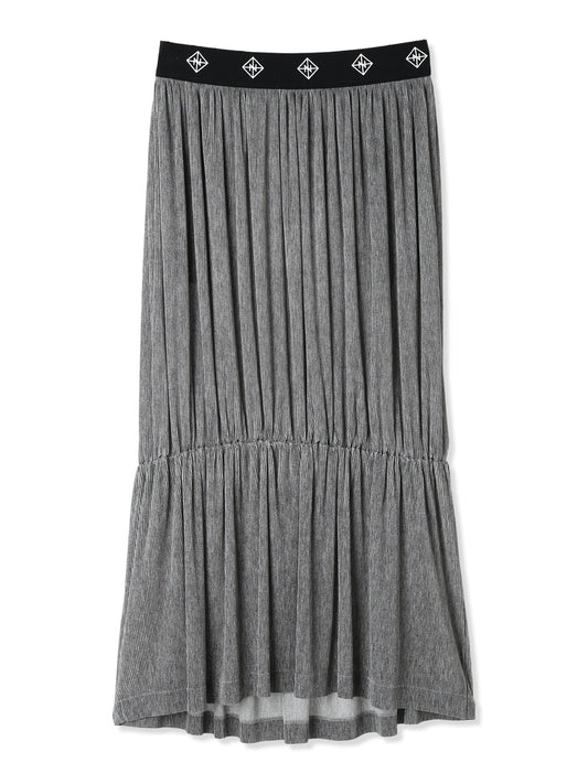 絲感百褶印花裙  Silky Pleats Printed Skirt
