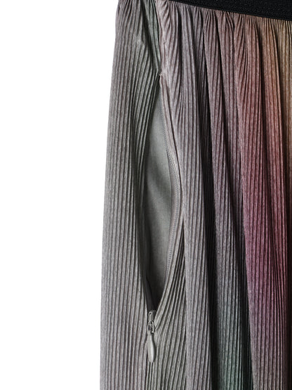 絲感百褶印花裙  Silky Pleats Printed Skirt
