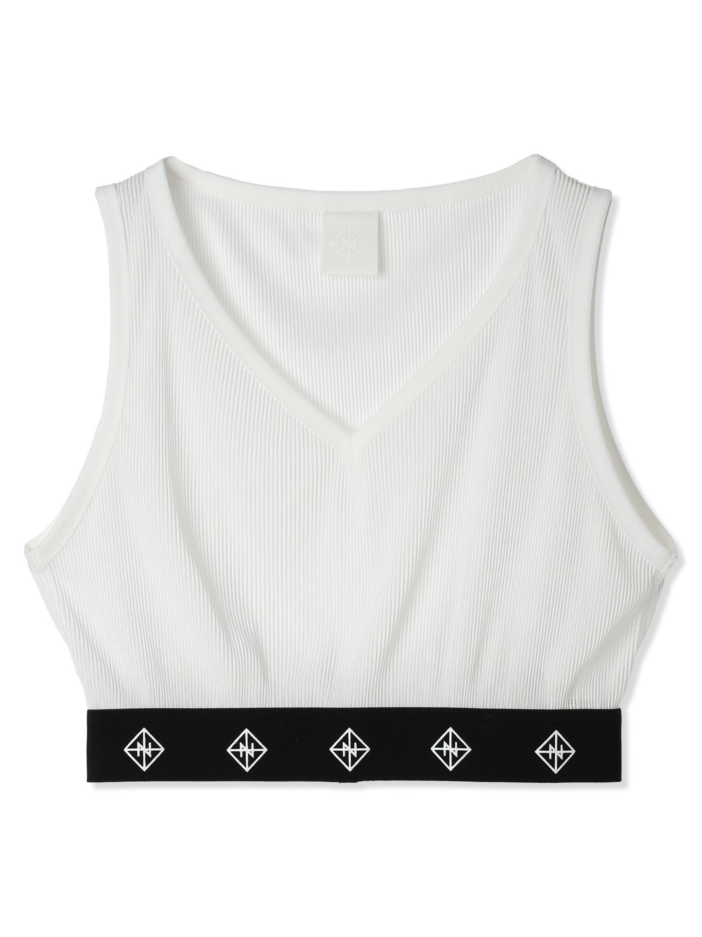 絲感百褶短版背心  Silky Pleats Cropped Tank Top