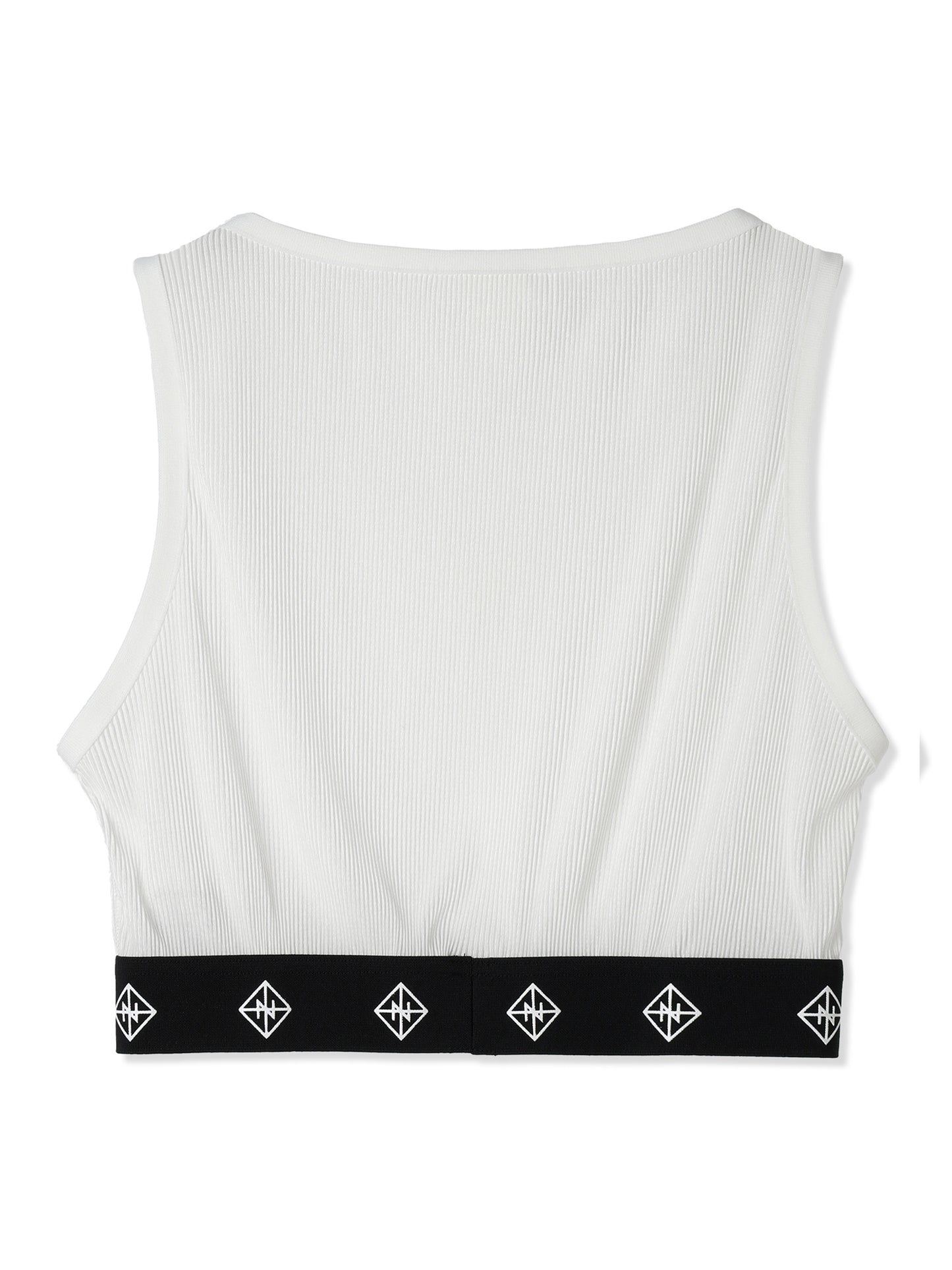 絲感百褶短版背心  Silky Pleats Cropped Tank Top