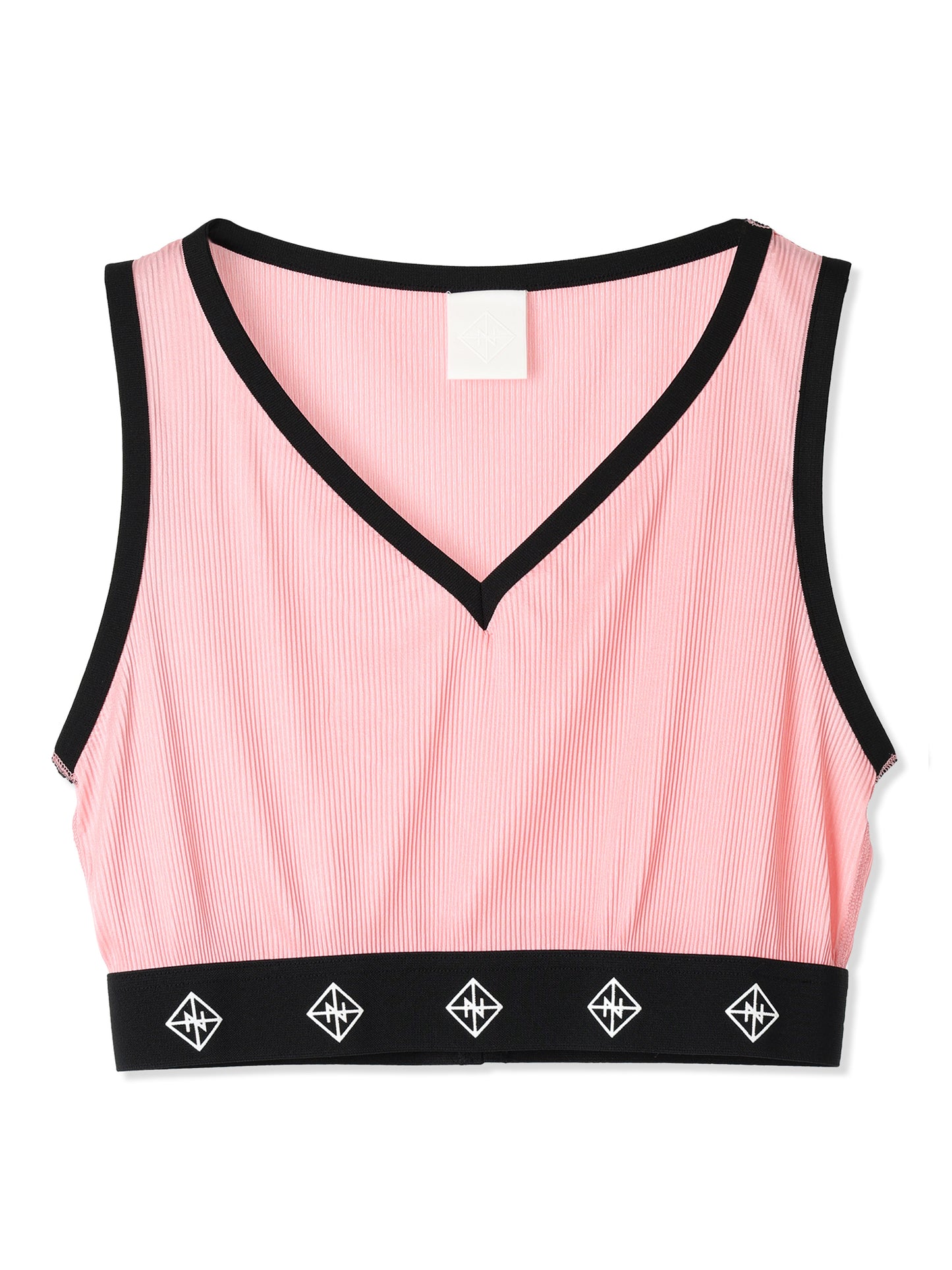 絲感百褶短版背心  Silky Pleats Cropped Tank Top