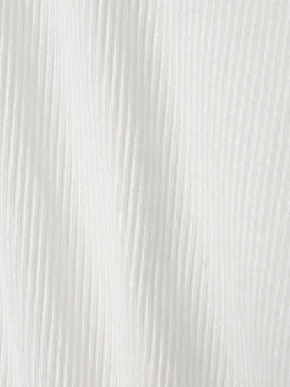 絲感百褶短版背心  Silky Pleats Cropped Tank Top