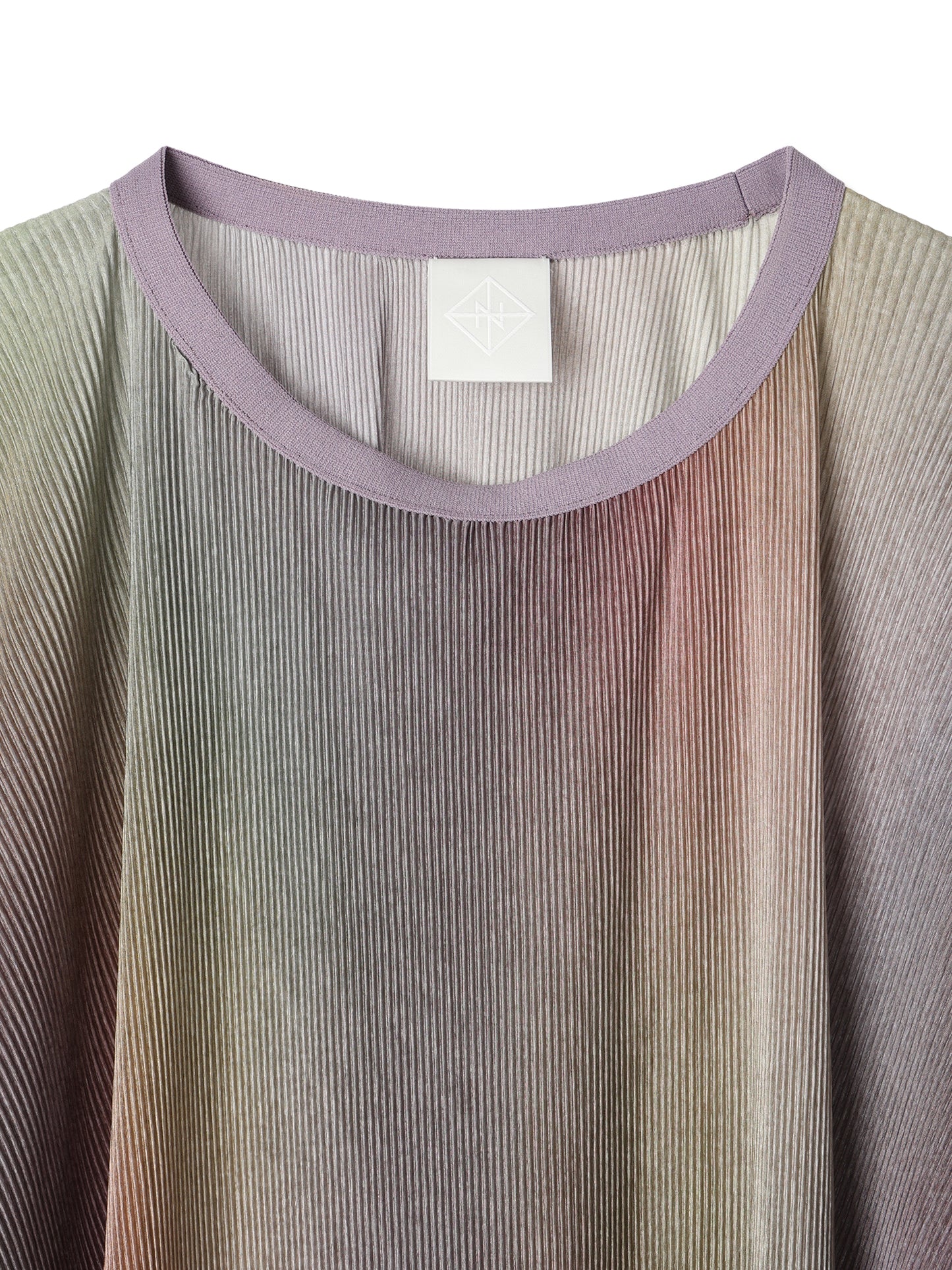 絲感百褶印花寬版 T 恤  Silky Pleats Printed Oversized T-Shirt