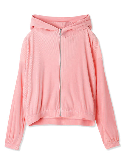 絲感百褶連帽上衣  Silky Pleats Hoodie