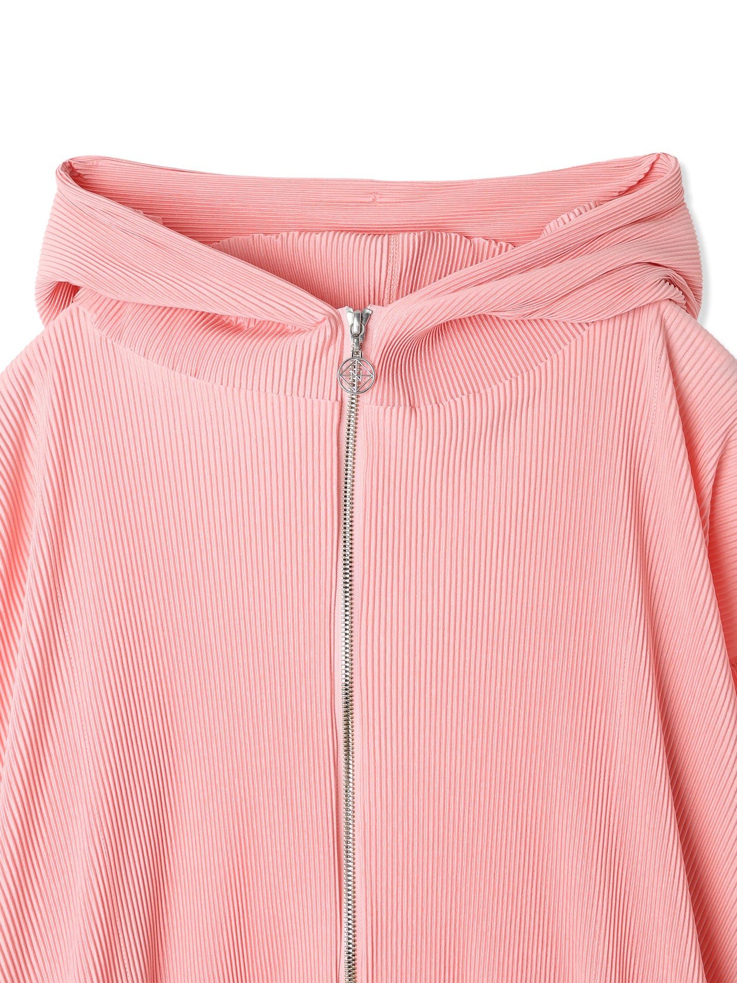 絲感百褶連帽上衣  Silky Pleats Hoodie