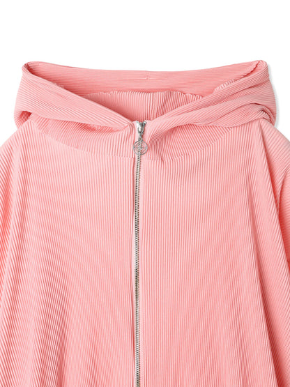 絲感百褶連帽上衣  Silky Pleats Hoodie