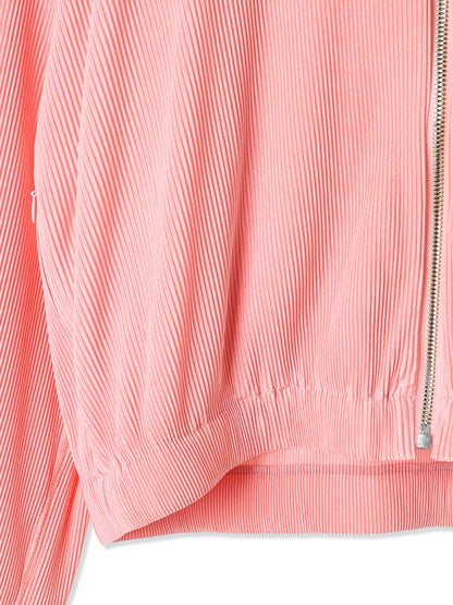 絲感百褶連帽上衣  Silky Pleats Hoodie