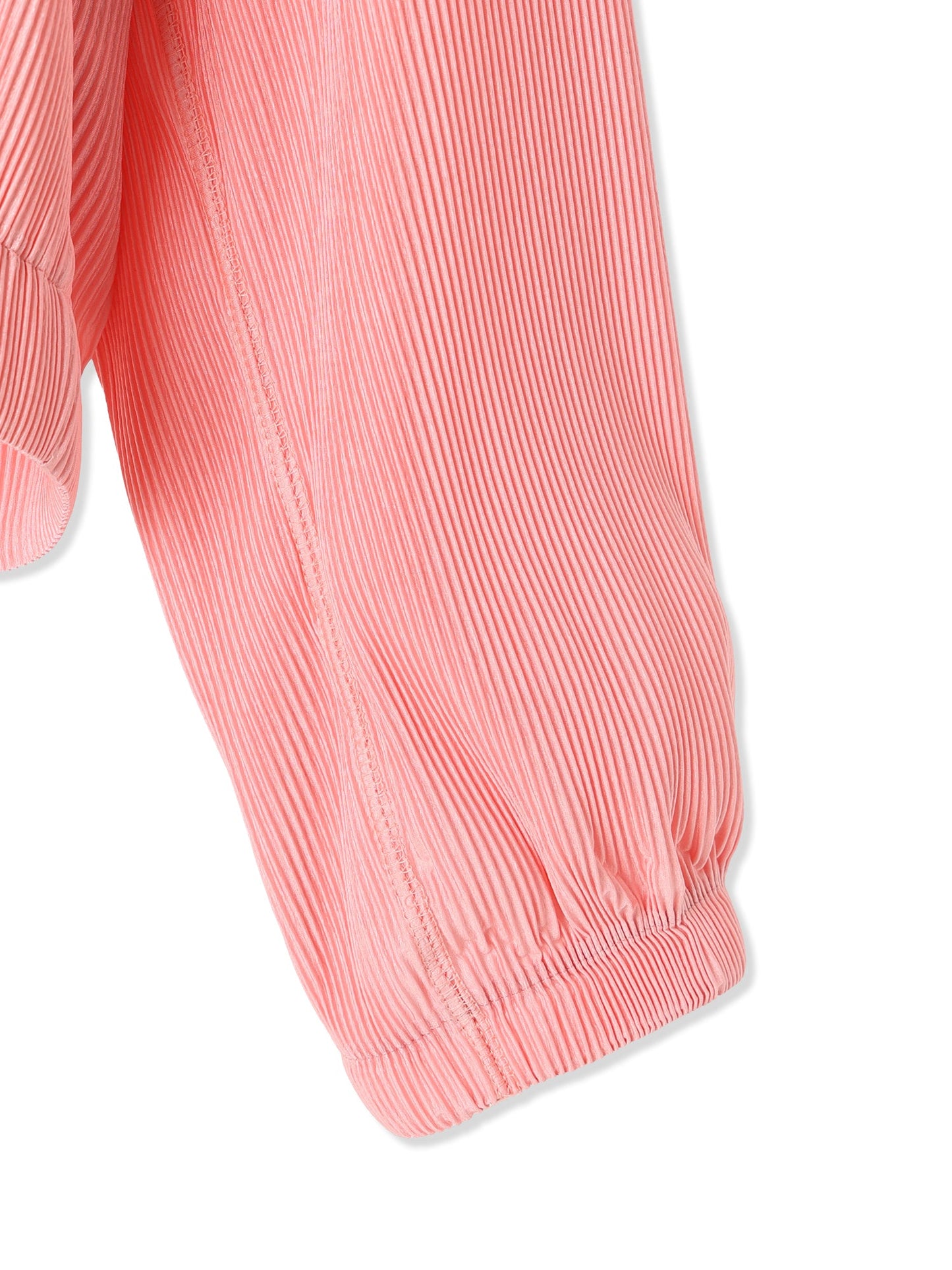絲感百褶連帽上衣  Silky Pleats Hoodie