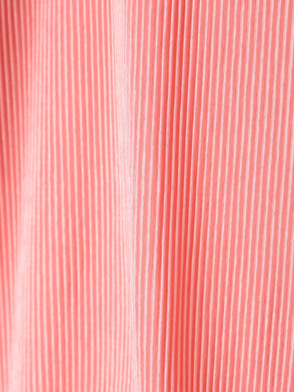 絲感百褶連帽上衣  Silky Pleats Hoodie