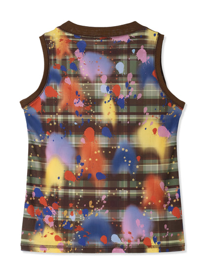 紙感針織印花背心  Paper Jersey Printed Tank Top