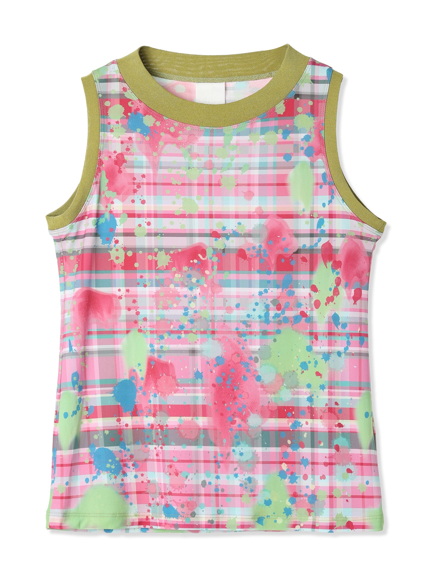 紙感針織印花背心  Paper Jersey Printed Tank Top