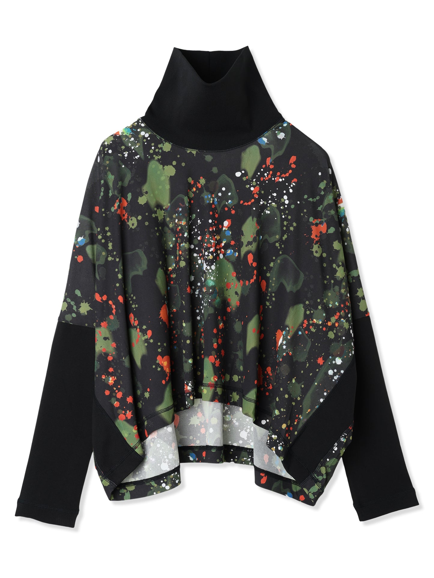 紙感針織印花方形剪裁上衣  Paper Jersey Printed Square Cut Top