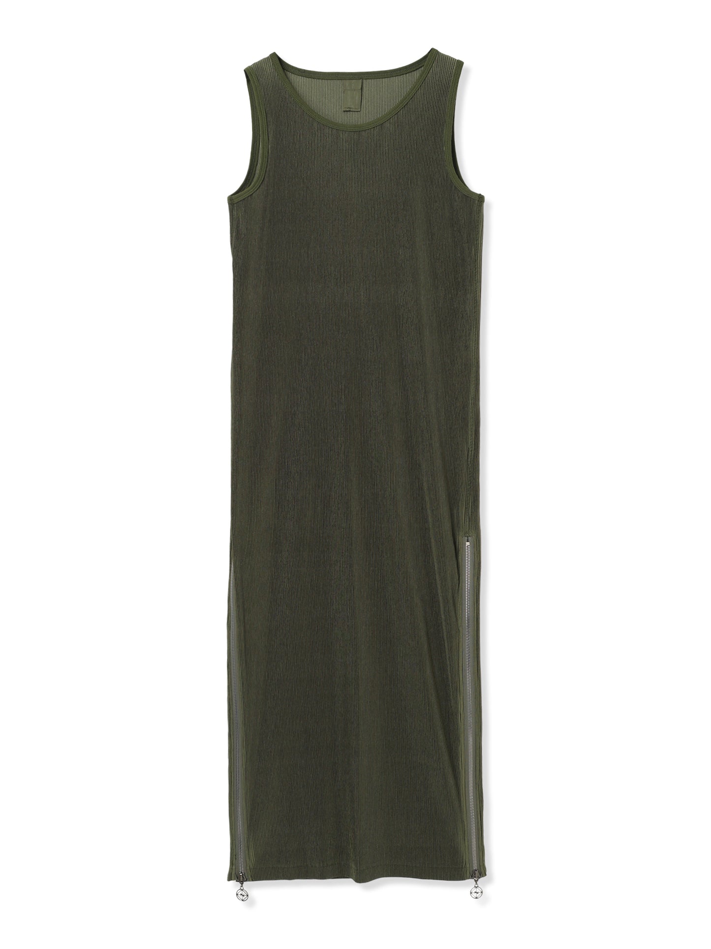 絲感百褶無袖洋裝  Silky Pleats Sleeveless Dress