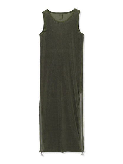 絲感百褶無袖洋裝  Silky Pleats Sleeveless Dress