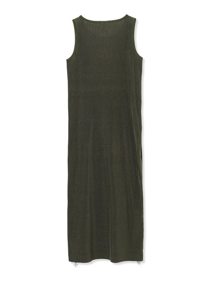 絲感百褶無袖洋裝  Silky Pleats Sleeveless Dress