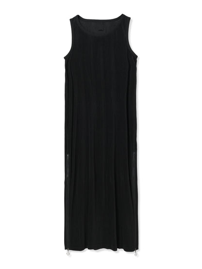 絲感百褶無袖洋裝  Silky Pleats Sleeveless Dress