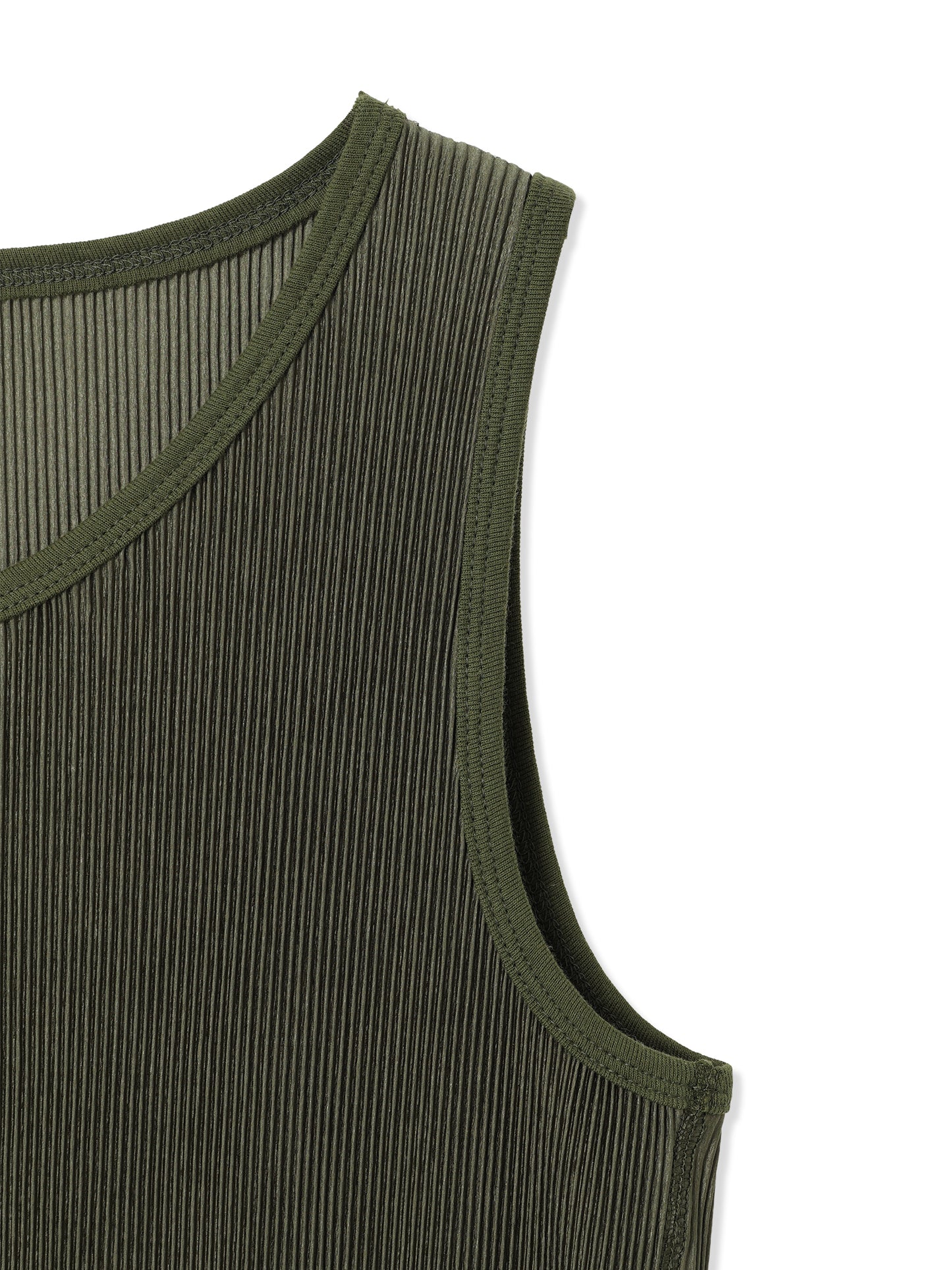 絲感百褶無袖洋裝  Silky Pleats Sleeveless Dress