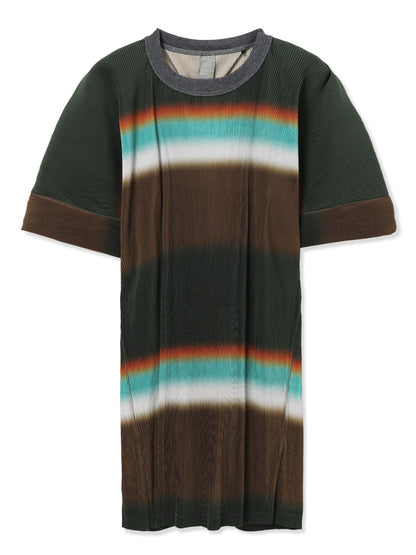 絲感百褶印花迷你洋裝  Silky Pleats Printed Mini Dress