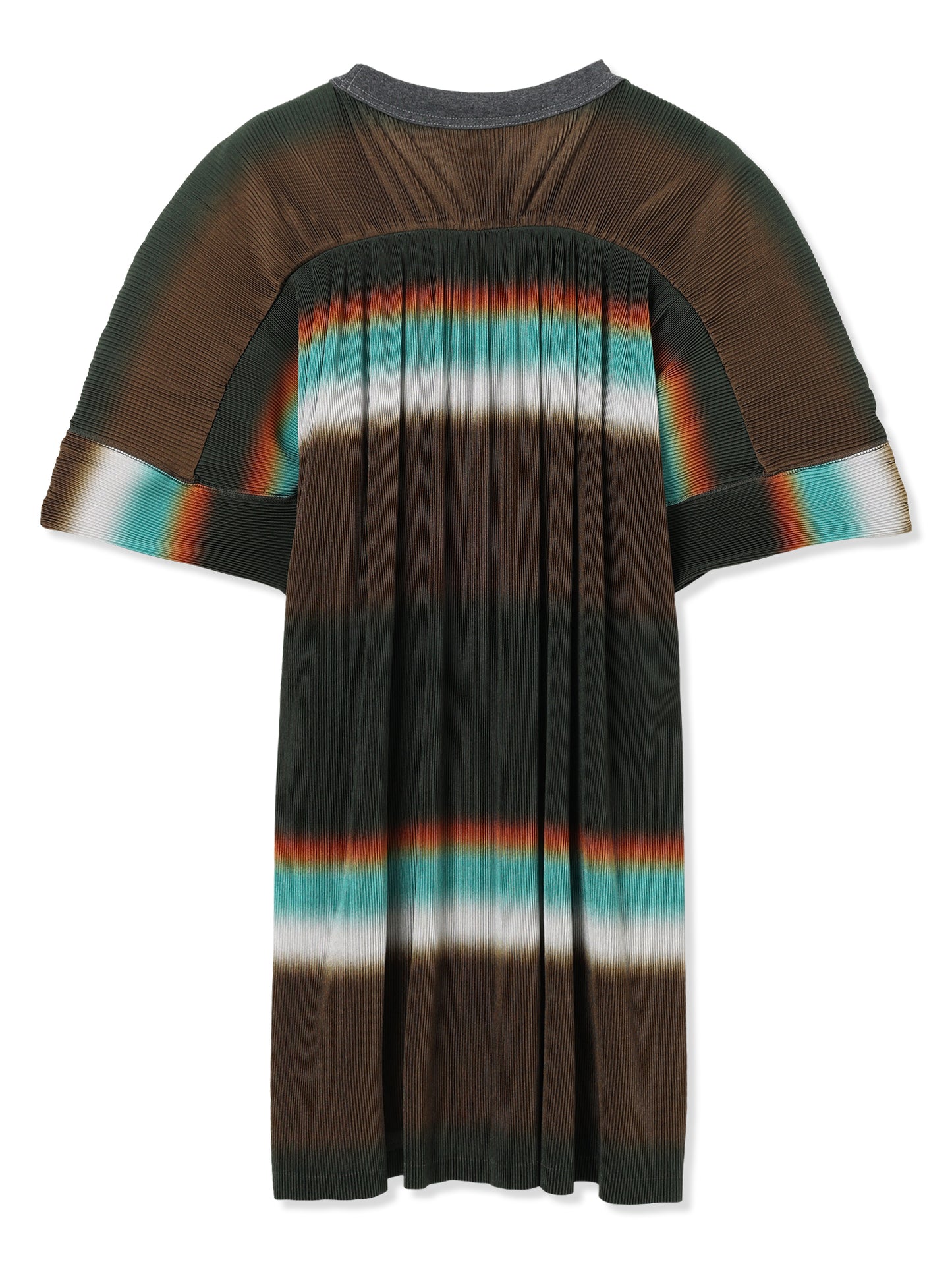 絲感百褶印花迷你洋裝  Silky Pleats Printed Mini Dress