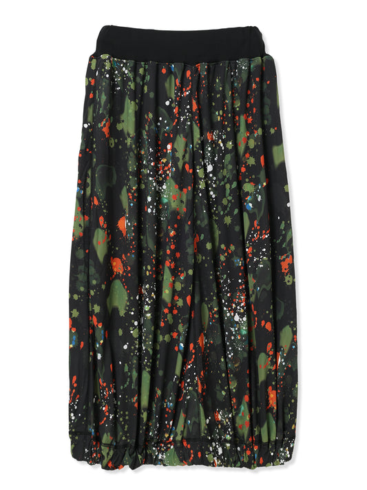 紙感針織印花裙  Paper Jersey Printed Skirt