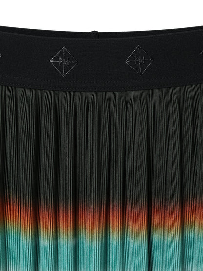 絲感百褶印花裙  Silky Pleats Printed Skirt