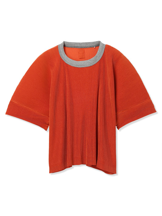 絲感百褶寬版 T 恤  Silky Pleats Oversized T-Shirt