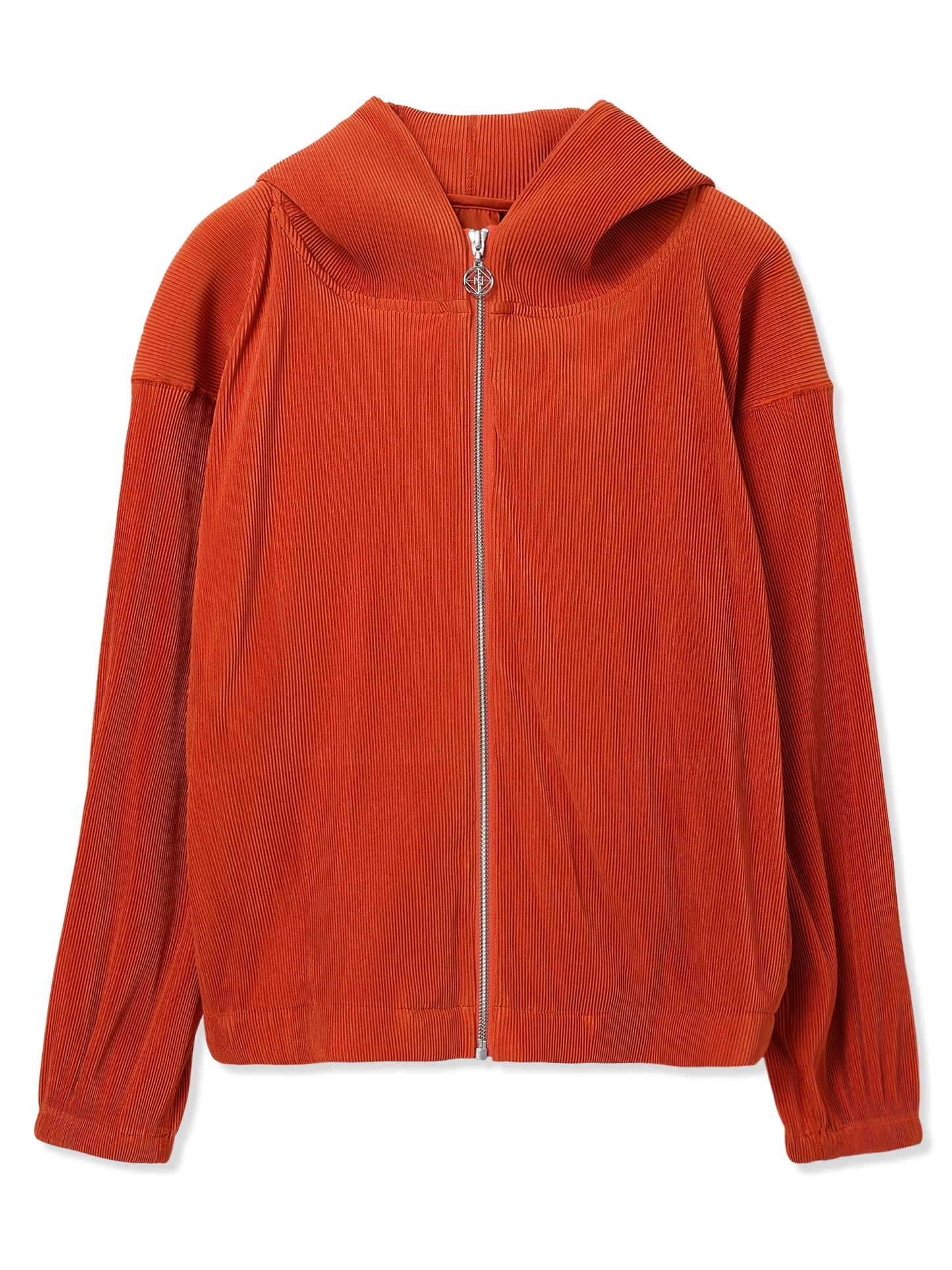 絲感百褶連帽上衣  Silky Pleats Hoodie
