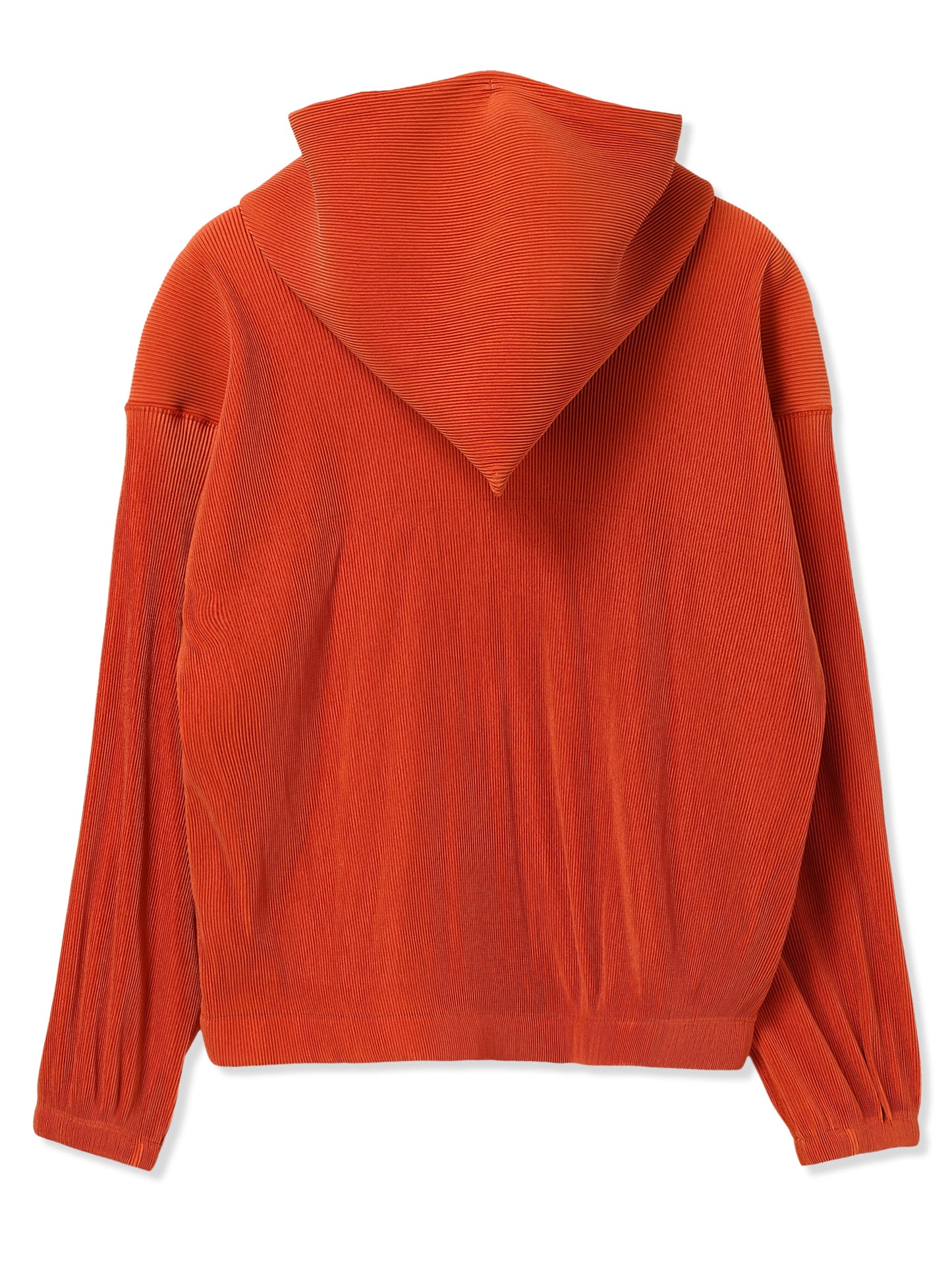 絲感百褶連帽上衣  Silky Pleats Hoodie