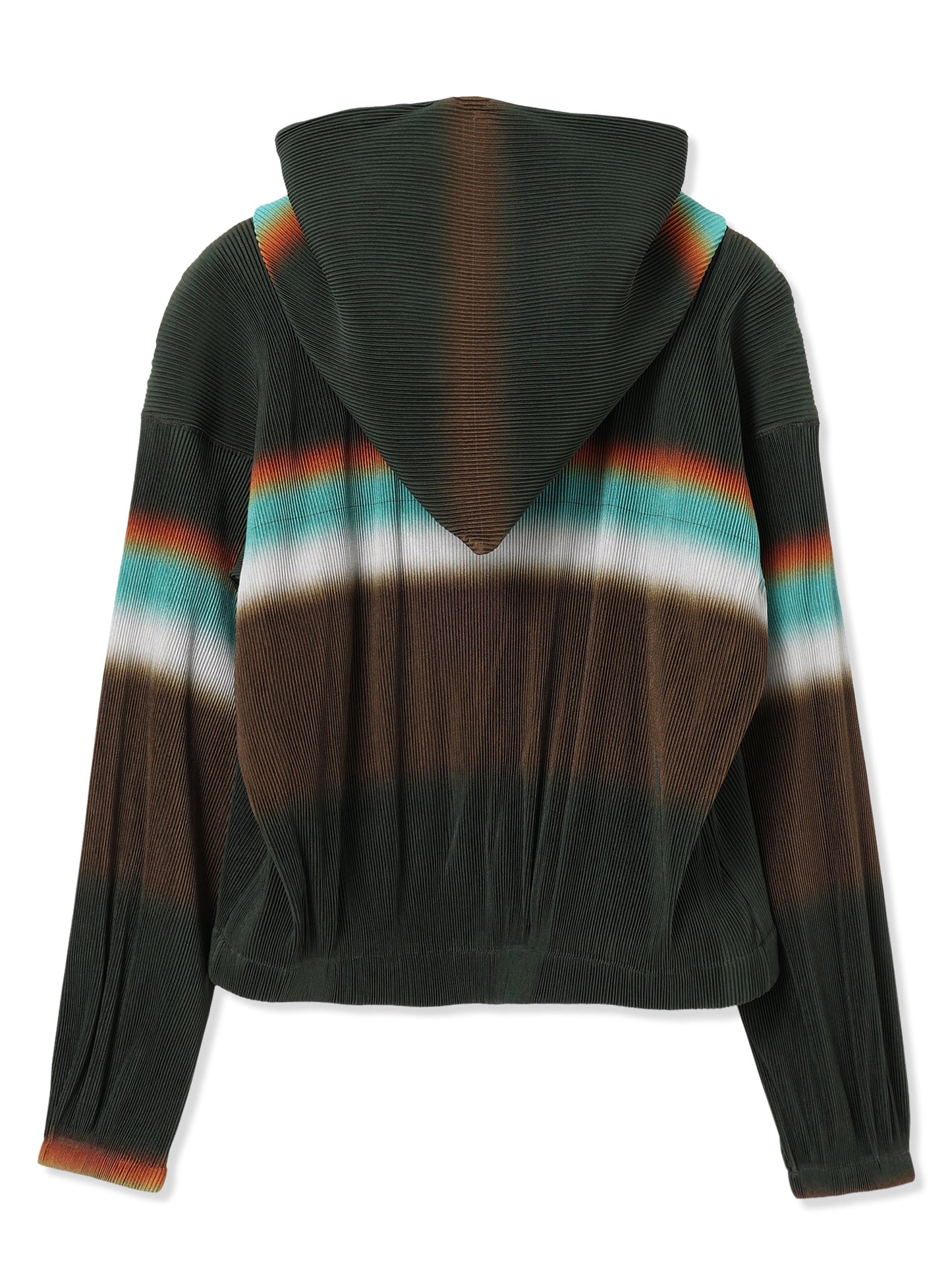 絲感百褶印花連帽上衣  Silky Pleats Printed Hoodie