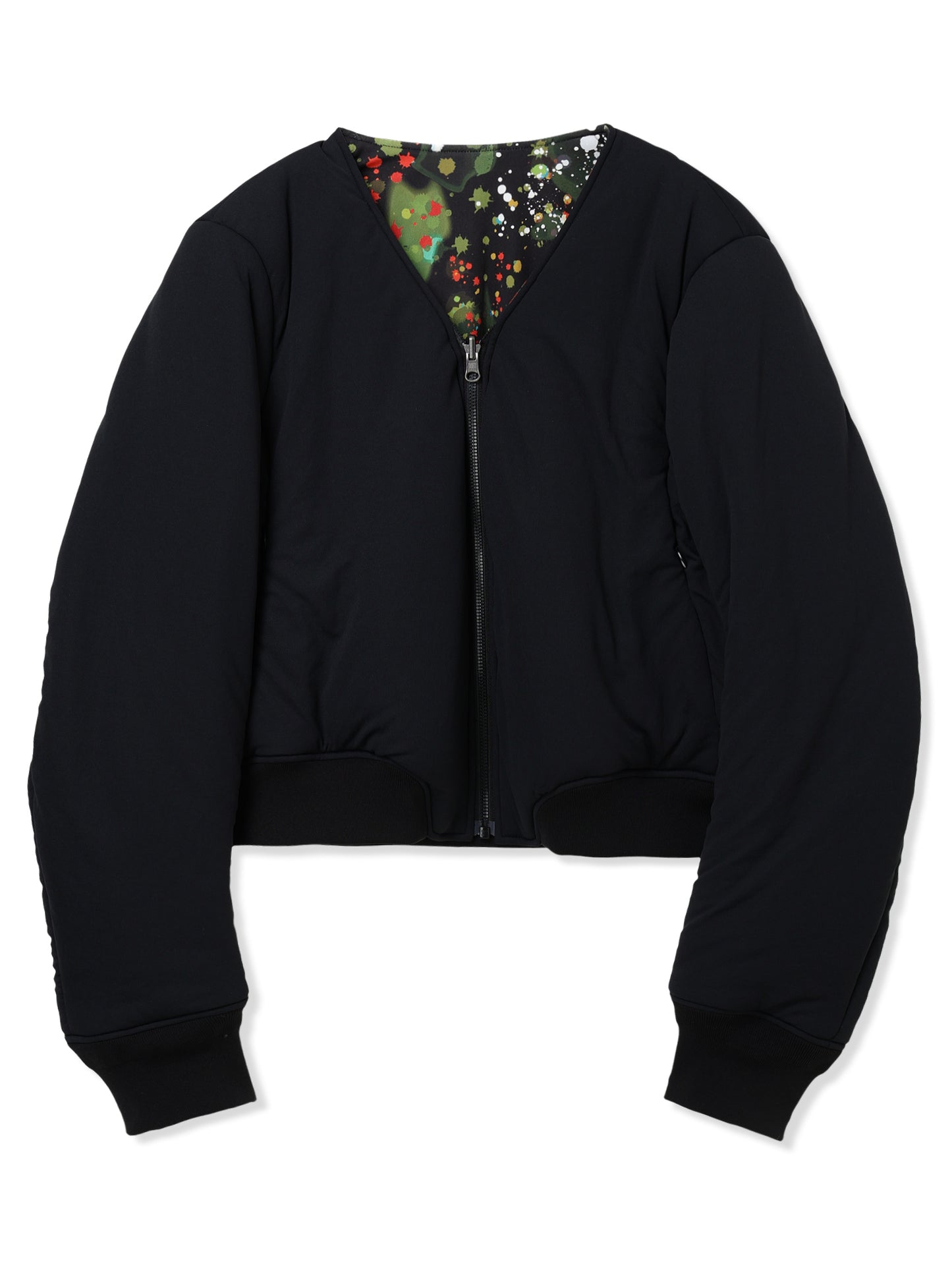 紙感針織拉鍊外套  Paper Jersey Zip Up Jacket