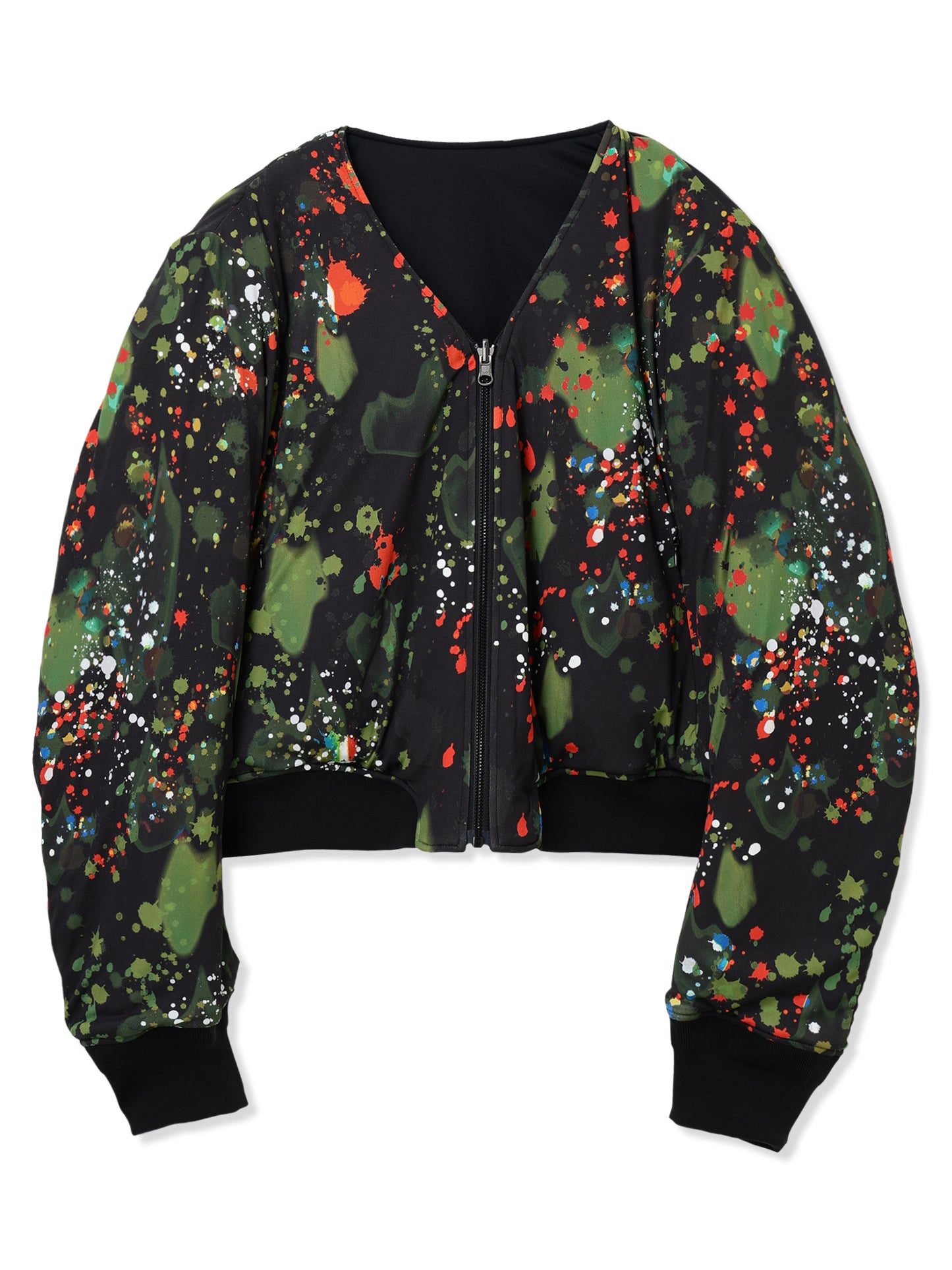 紙感針織拉鍊外套  Paper Jersey Zip Up Jacket