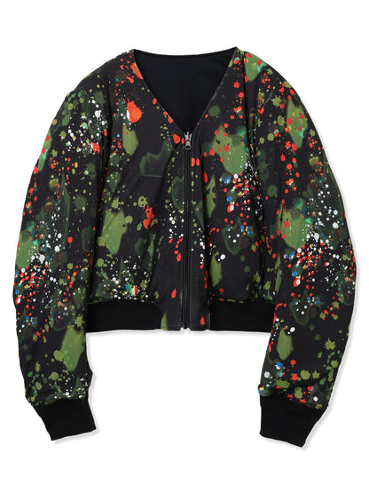 紙感針織拉鍊外套  Paper Jersey Zip Up Jacket
